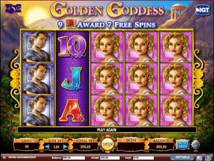 Play Golden Goddess Slot online, free